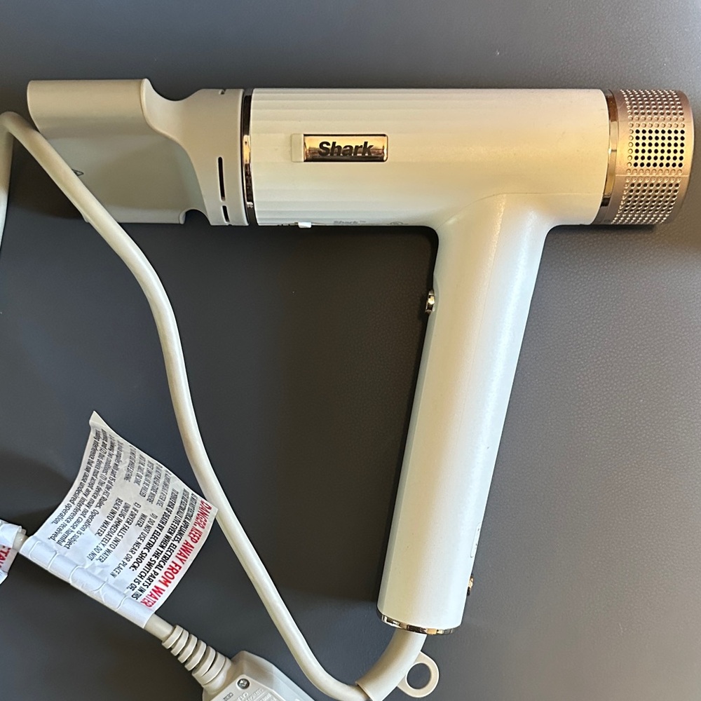 Shark White Hair Dryer